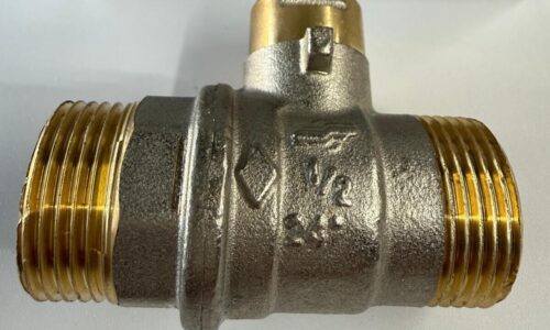 2-Way Brass Valve MM 3/4" X 1/2" - Elco MHS