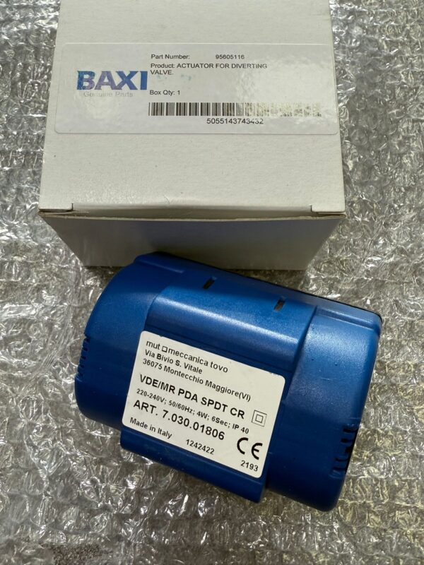 Heatrae Sadia Diverter Valve Actuator only 95605116