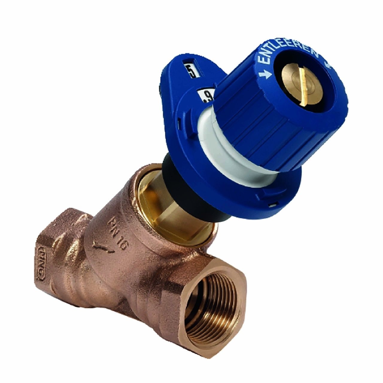 Resideo Double-Regulating Balancing Valve with internal thread, Rp 3/4 in, DN20