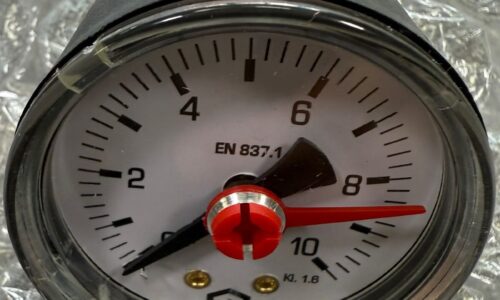 1/4 pressure gauge 0-10 bar rear threaded