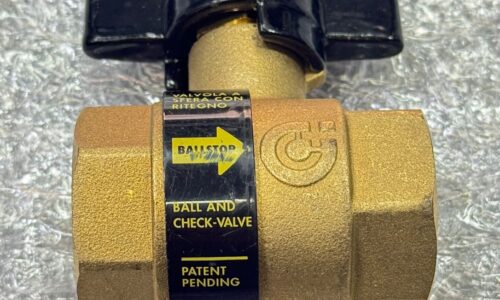 Ballstop Ball Valve With Butterfly Handle 3/4"