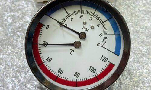 Pressure Gauge Temperature (0 - 120°C / 0 - 6bar) - Vital Energi