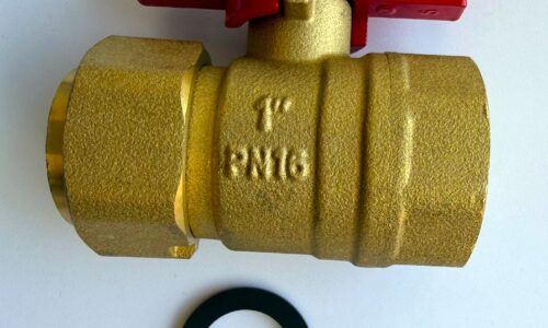 BV3406 - 1" x 1" Isolation Valve (Red Handle) - Evinox  ( EVI003-171 )