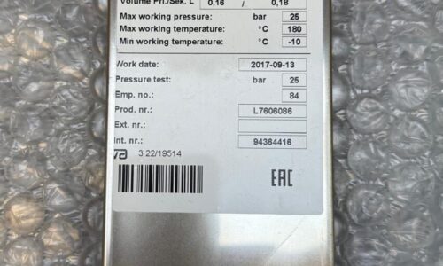 Danfoss XB 06H-1 16HP DHW plate heat exchanger 3/4 inch for HIU systems