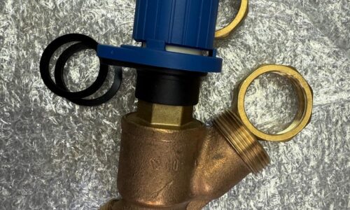 Kombi 3 Plus Double Regulating Balancing Valve (BLUE) - Honeywell