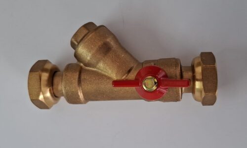 BV3403 - Strainer Isolation Valve (Red Handle) BSP 3/4'' x 3/4''