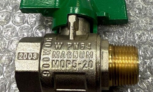 3/4 inch green handle ball valve for BCW and DHW HIU systems