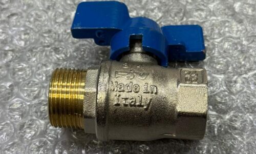3/4 inch blue handle ball valve for primary and heating return HIU systems