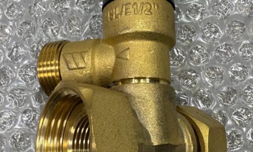 2.5 bar male male safety valve supplied with Danfoss Termix VX 3 way valve