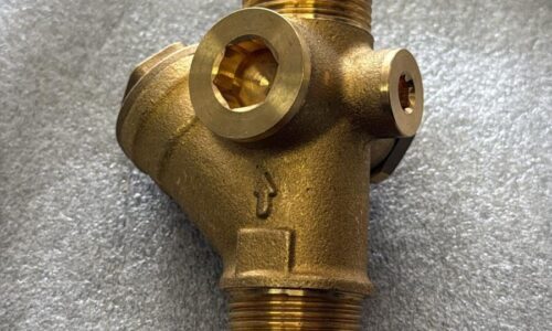 Taco STRAINSENBOSS strainer with sensor boss connection for HIU systems