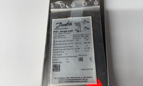 Danfoss 004B2037 XB06H-1-10 plate heat exchanger 4 x G3/4 for HIU systems