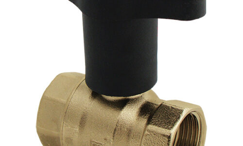 1220644 ball valve with extended T-handle red PN25 DN32