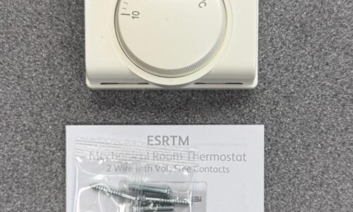 ESRTM mechanical room thermostat 2 wire 6 AMP for heating and HIU systems