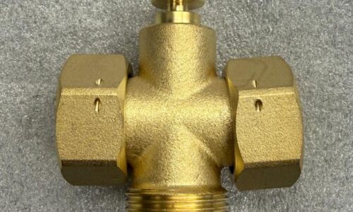 22246232 Fitting with Manual Air Vent - Cross Shape HIU and Heating Systems