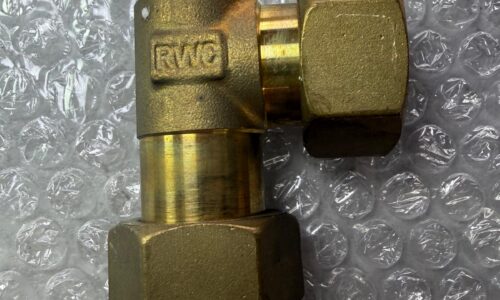 RWC Rapid brass elbow union fitting female x female for heating and HIU systems