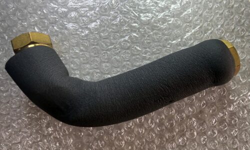 RWC Rapid insulated long curved pipe assembly F x F union connections for heating and HIU systems