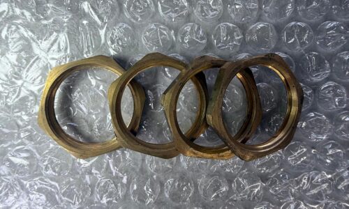 RWC Rapid brass union nuts set for heating and HIU systems